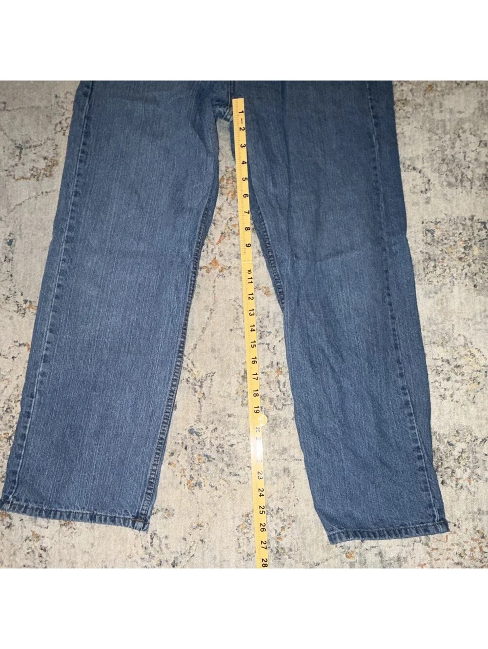 Levi's 550 Straight Boys Blue Medium Wash Jeans 14 Husky 33x28 Cotton A245